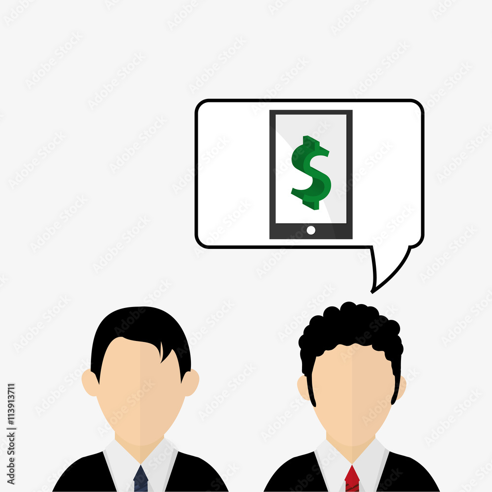 Business design.Communication icon. Colorfull illustration, vect Business design.Communication icon. Colorfull illustration, vect