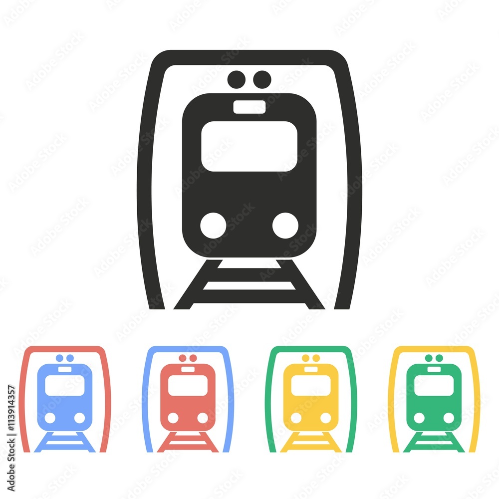 Metro - vector icon. Metro - vector icon.