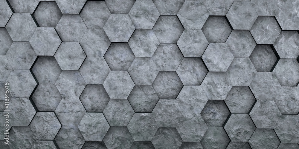 Digital hexagons background Digital hexagons background