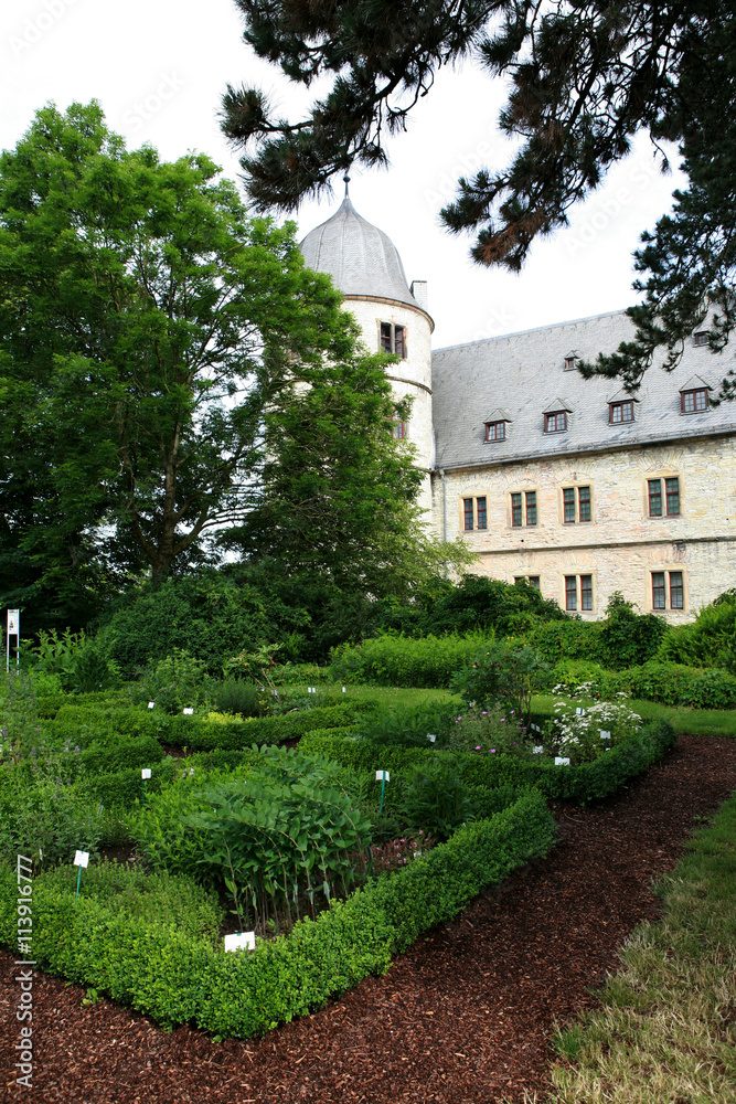 Kräutergarten vor der Wewelsburg