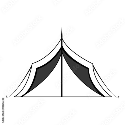 camping tent,vector graphic
