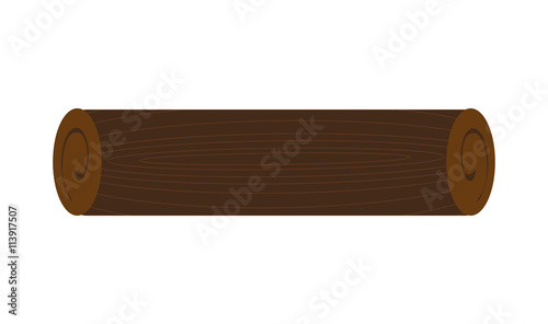 brown wooden log,vector graphic