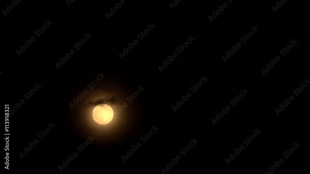 Full moon sailing on the sky. ProRes, 10bit Time lapse Full moon sailing on the sky. ProRes, 10bit Time lapse