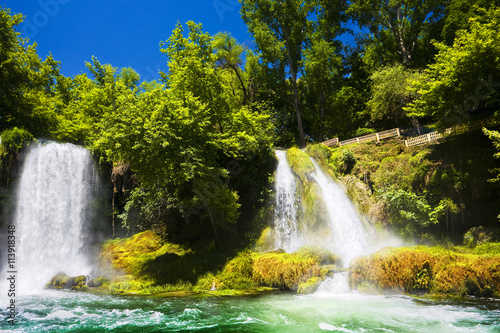 Turkey. Antalya. The upper Duden Water Falls
