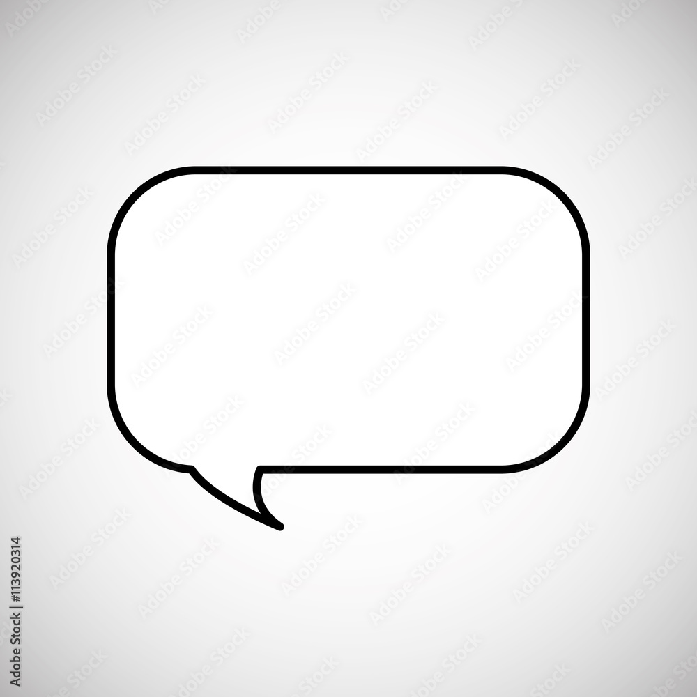 Communication design. bubble icon. Flat illustration, vector gra Communication design. bubble icon. Flat illustration, vector gra