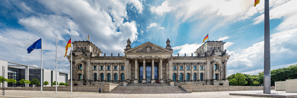 Obraz premium Reichstag Berlin, Niemcy