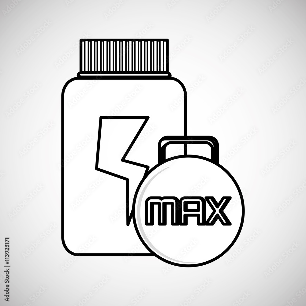 Obraz premium Healthy lifestyle design. bodycare icon. flat illustration, vect