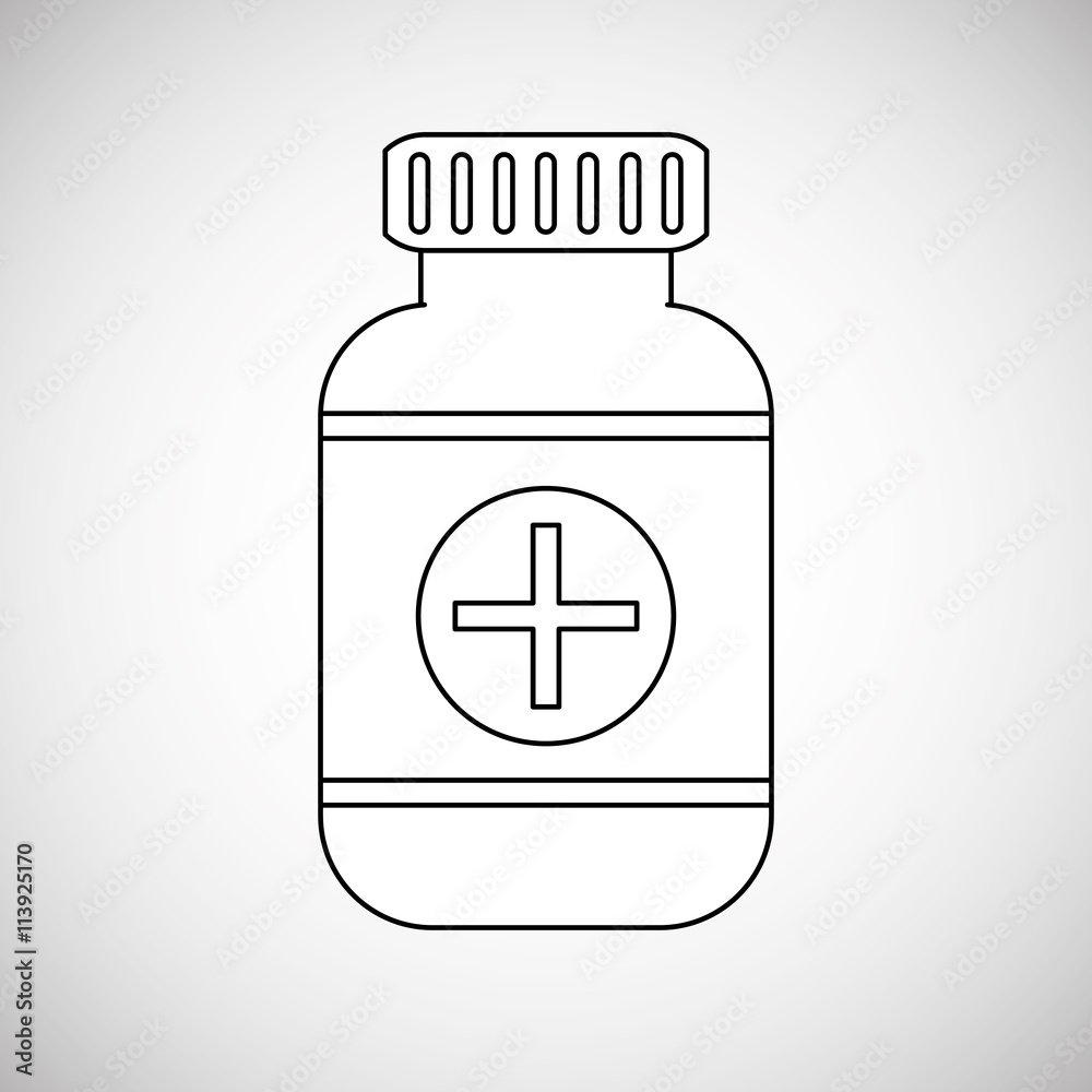 Medical care design. Health care icon. Colorfull illustration, v Medical care design. Health care icon. Colorfull illustration, v