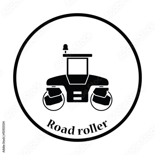 Icon of road roller