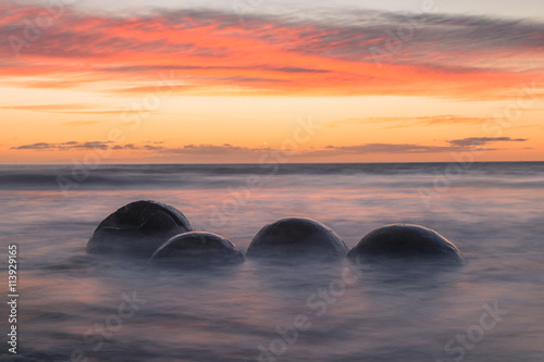 Foto Moeraki Boulders in New Zeland