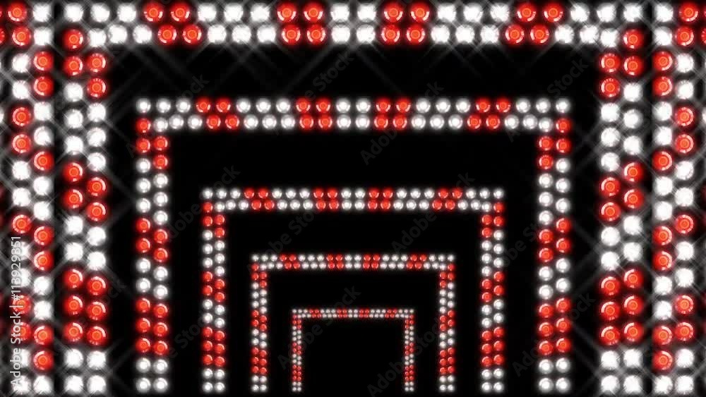 Moulin Rouge, cabaret lights.
