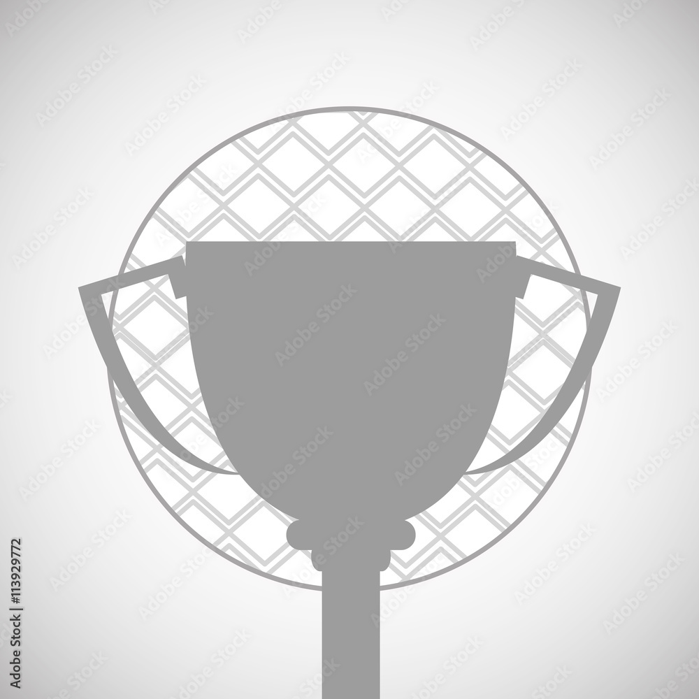 Obraz premium Winner design. Success icon. Flat illustration, vector graphic