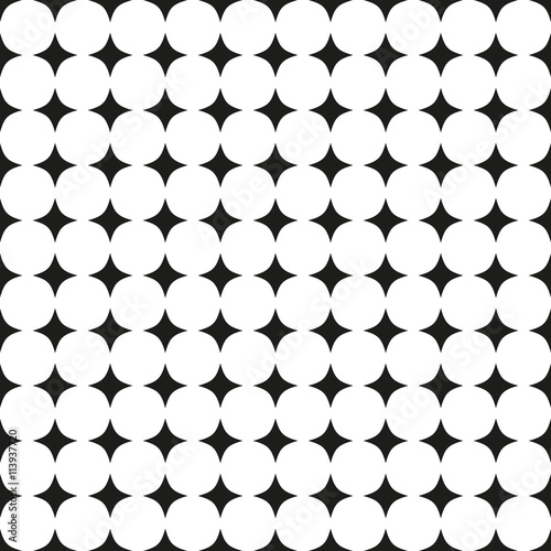 Seamless Modern Pattern With Dots