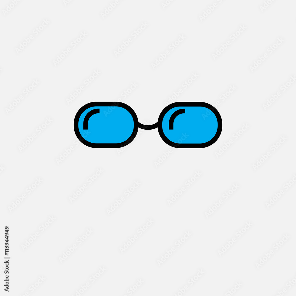 Fototapeta premium glasses icon
