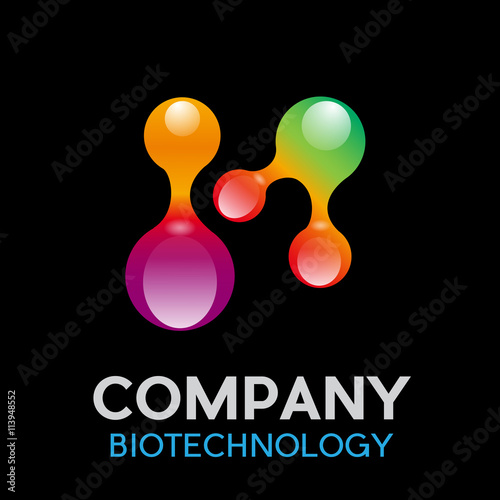 Vector abstract biotechnology concept