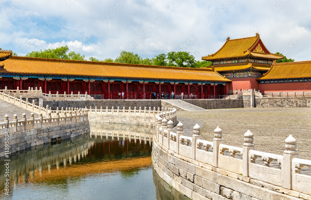 Inner Golden Water River in the Forbidden City, Beijing Inner Golden Water River in the Forbidden City, Beijing