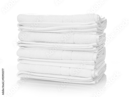 White towels