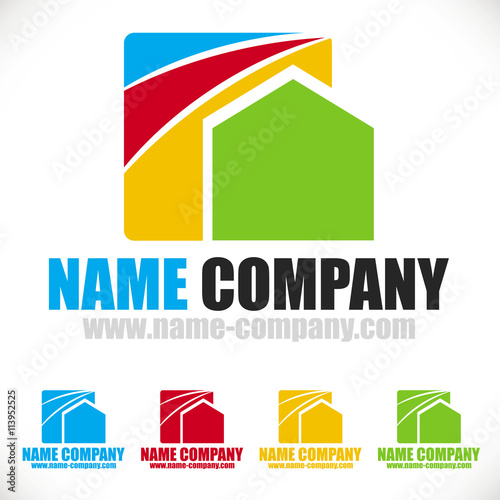artisan peintre logo maison décorateur conseil