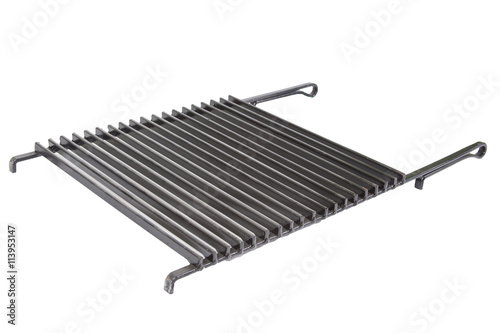 iron grid for barbecue isolated