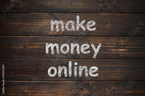 Make money online on a wooden boards