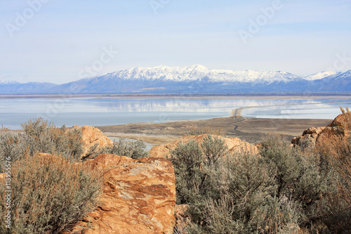 Wasatch Front from Antelope Island