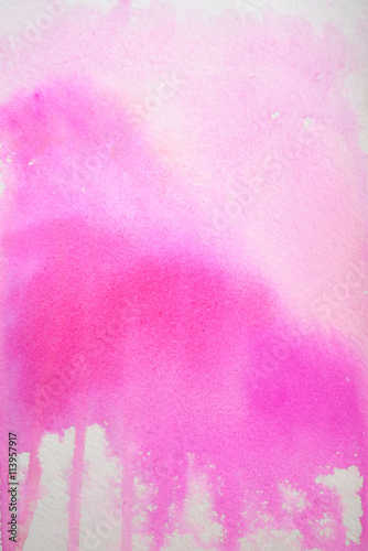 Beautiful abstract watercolor background for your design. Pink glamor fashion stains