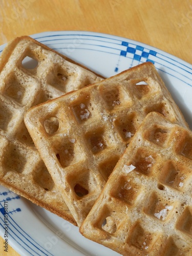 Bread waffle photo