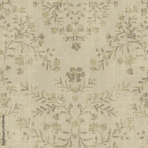 Vivid repeating floral - For easy making seamless pattern use it for filling any contours