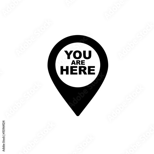 You are here simple icon