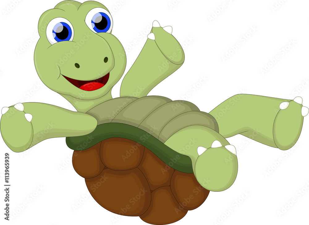 Obraz premium turtle cartoon for you design