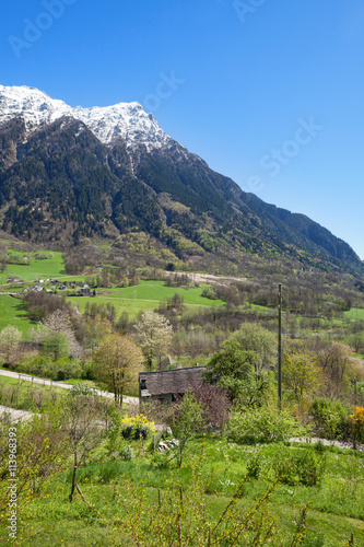 Wallpaper Mural Mountain landscape, Val di Blenio, Switzerland, Ticino , Tessin Torontodigital.ca