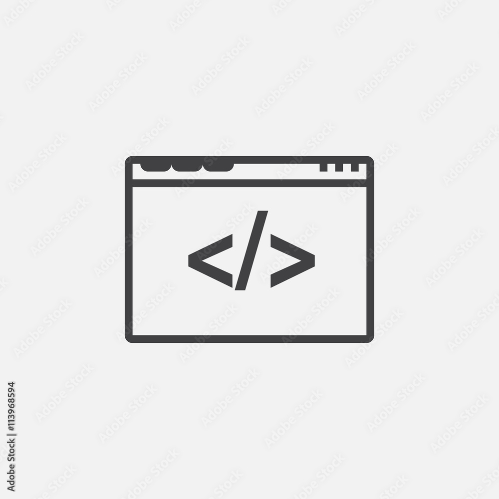 custom coding icon custom coding icon