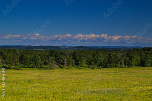 Mountain and valley view in Saratoga County NY