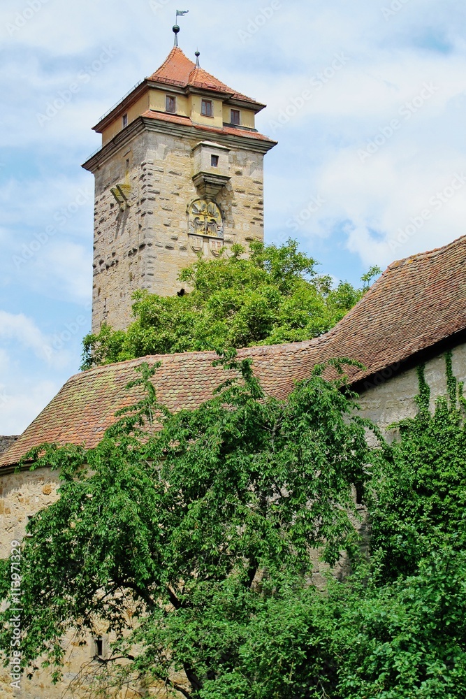Fototapeta premium Rothenburg o. d. T., Spitalbastei