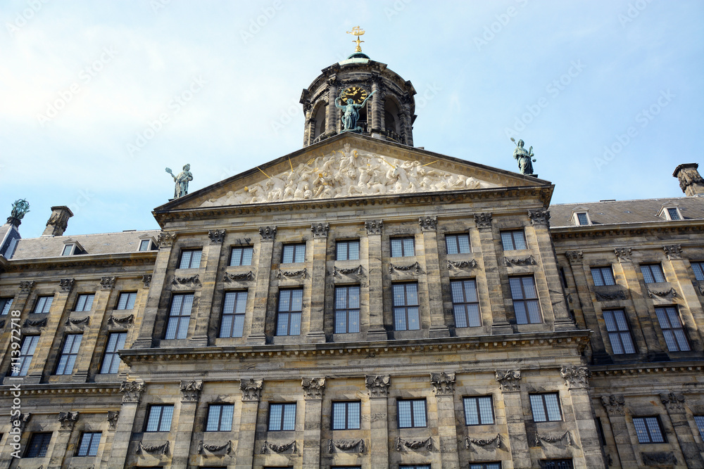 Paleis op de Dam als Königlicher Palast in Amsterdam