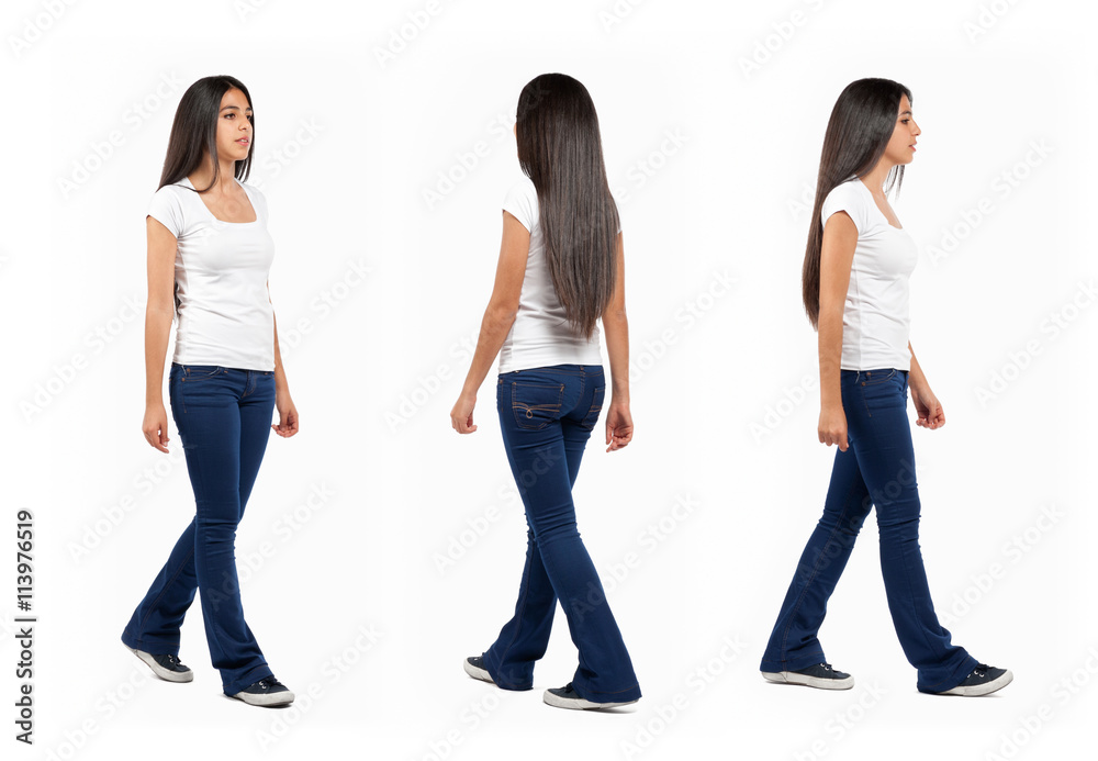 Walking girl discount