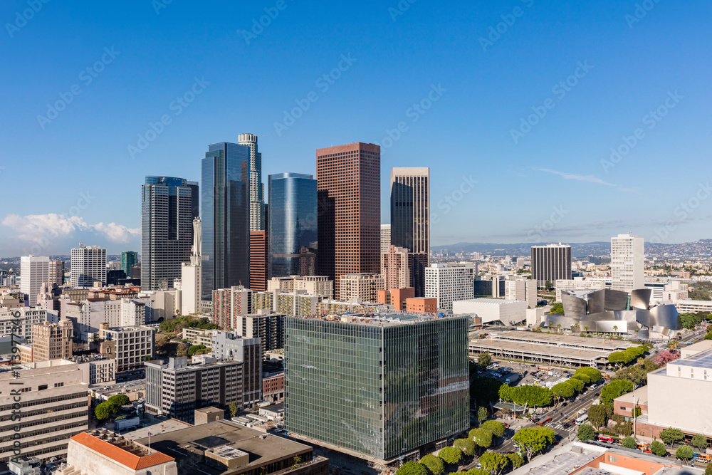 Obraz premium Skyscrapers in downtown Los Angeles