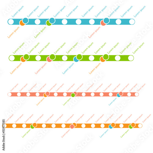Metro or subway map design template. city transportation scheme concept. Vector illustration