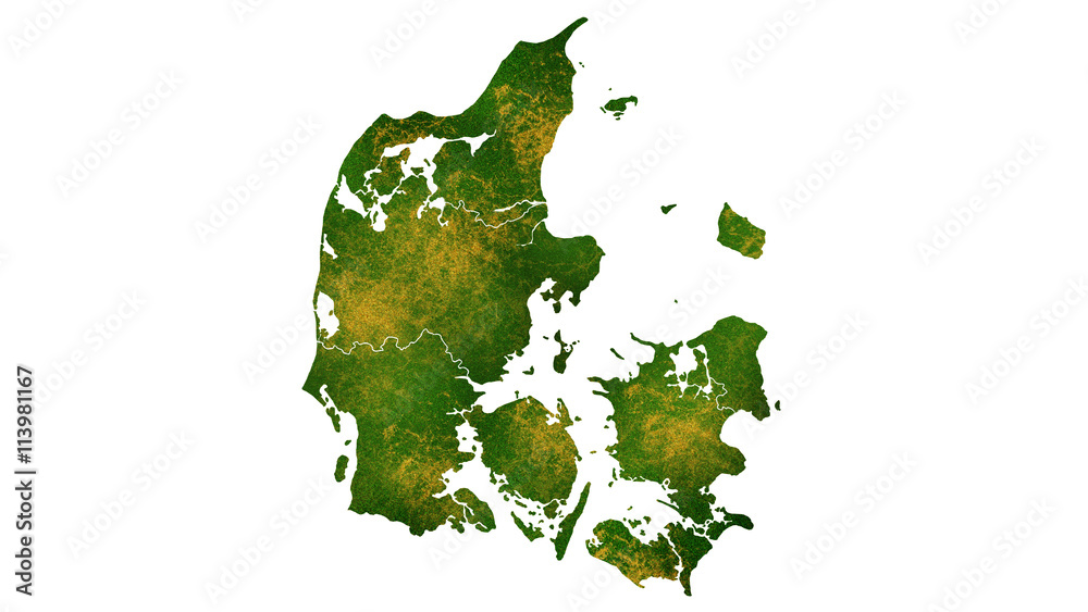 Denmark map Europe continent tropical map texture