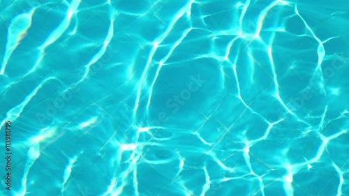 Beautiful sunlight reflect on pool water background