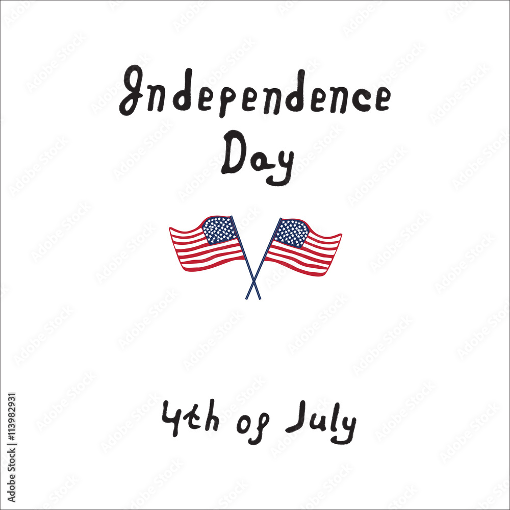 Vector illustration of Independence day Vector illustration of Independence day