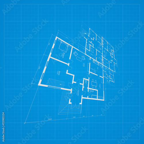 Architectural background. Vector.