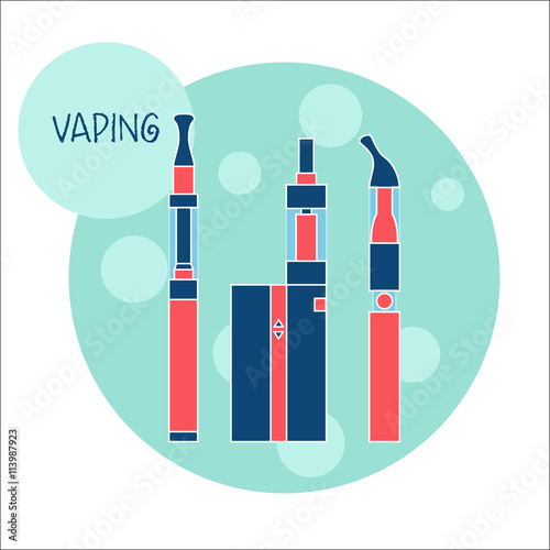 vaping e-cigarette device