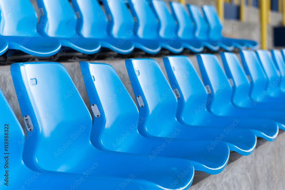 Fototapeta premium Stadium seats in rows