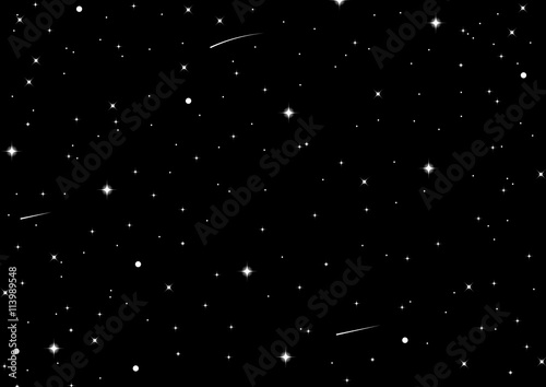 Space background vector illustration