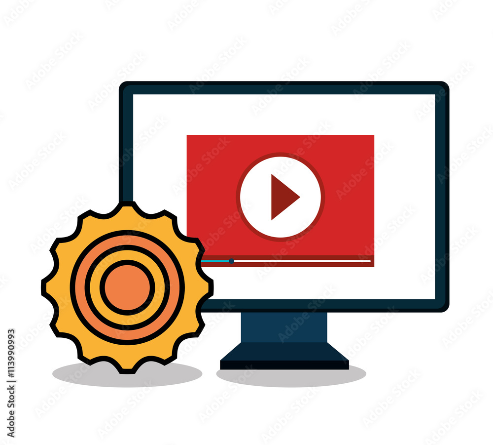 online learning isolated icon design online learning isolated icon design
