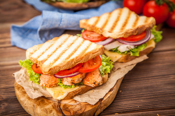 Grilled chicken sandwich