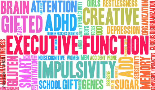 Executive Function Word Cloud