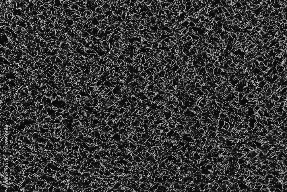 Fototapeta premium The fabric texture,fabric carpet texture in close-up scene.The clean blue plastic fiber texture background in low key scene.