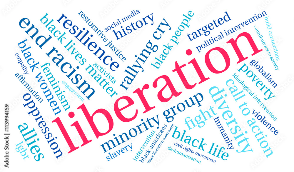 Liberation Word Cloud Liberation Word Cloud